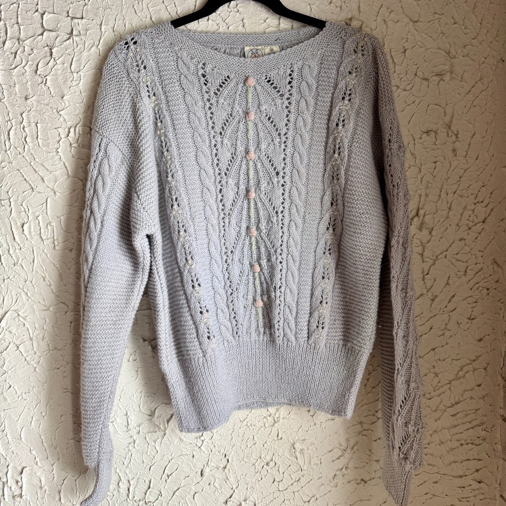 ✨ J.G. Hook Cable Knit Wool Sweater – Women’s Medium ✨